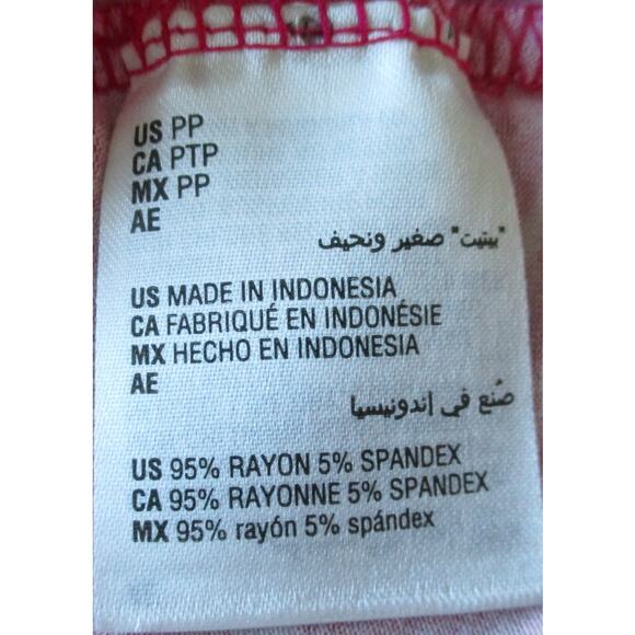 JM Collection Women's Petite Pink Floral Peek A Boo Shoulder  T-shirt Size SP - Picture 9 of 10